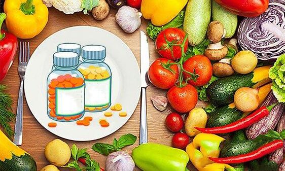 Vitamine in Produkten zur Erhöhung der Leistung