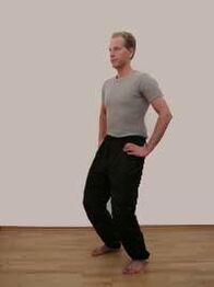 Übung, einen Stein zu halten, um die Kraft zu steigern